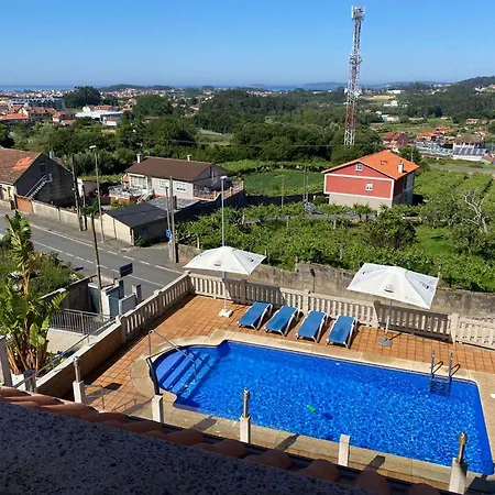 De 2 At1 En Con Vistas Al Mar Y Piscina Sanxenxo
